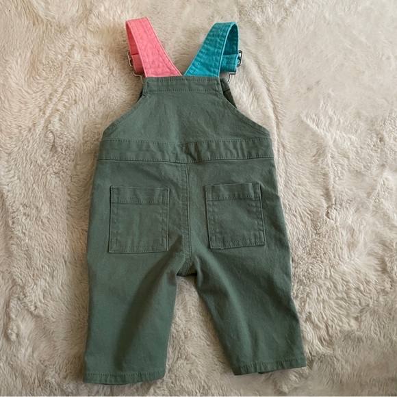 Christian Robinson Green Overalls 0-3M - Picture 2 of 5